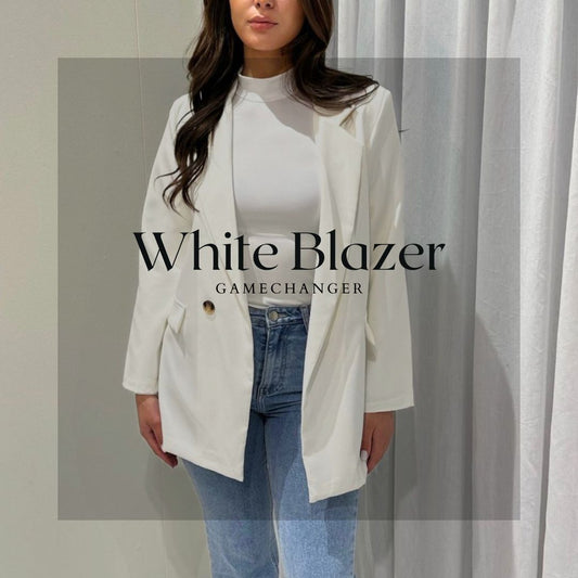 Trendy, Veelzijdig & Onmisbaar: Witte Blazer